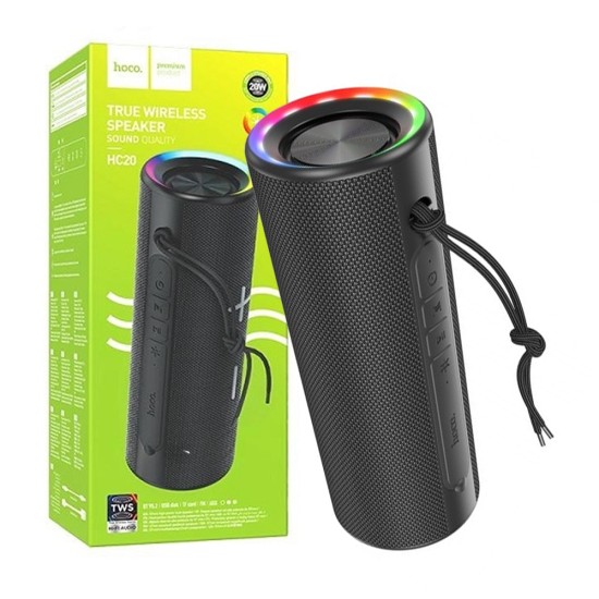 Hoco Wireless Speaker HC20 Luster Sports Obsidian Black